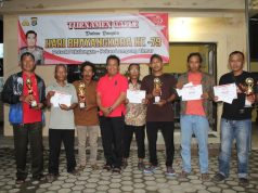 Tingkatkan Sinergitas Dengan Koramil Dan Warga, Polsek Pekalongan Gelar Turnamen