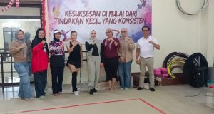 Batin Wulan Dukung Atlet Tri Wahyuni Pada Kejuaraan Senam Ritmik Di Brasil