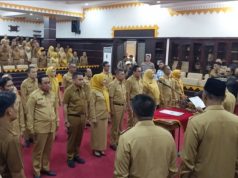 Wali Kota Bambang Lantik Belasan Pejabat Pemkot Metro